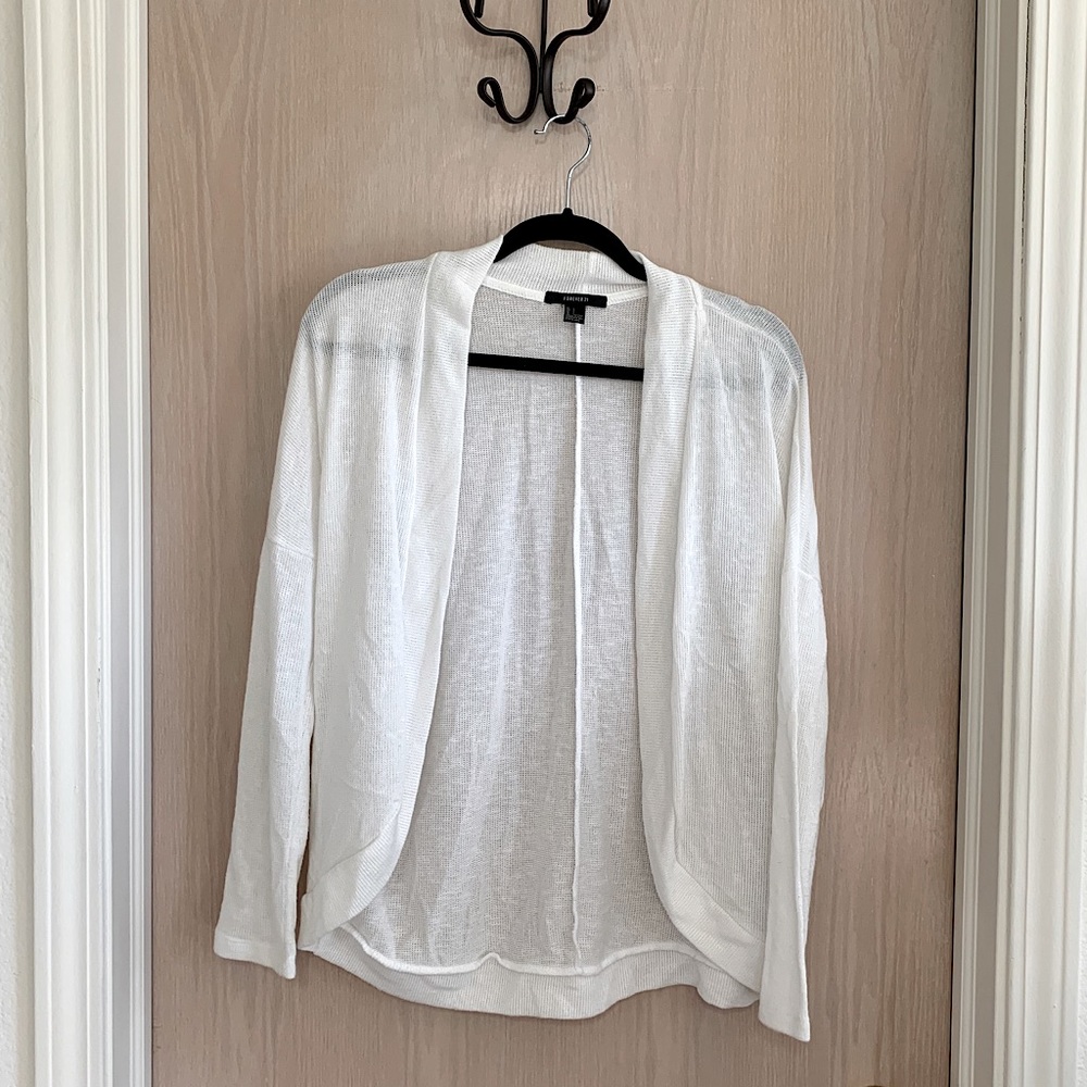 Lightweight White Cardigan
